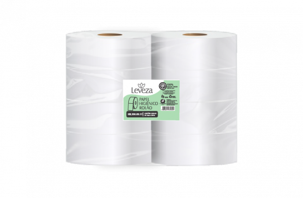Higiênico Leveza 100% Celulose 9x300 mts.