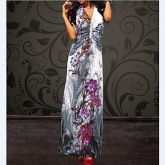 Moda Luxo: Vestido Longo, Lycra, de Ótima Qualidade. Frete Grátis.
