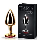 Plug Anal em Metal HARD - Dourado