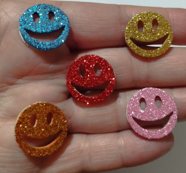 Carinha Grande Colorida (120 Adesivos)