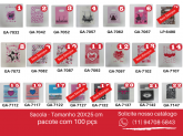 Sacola P/ presente 4- 20x25 PT C/ 100 pçs