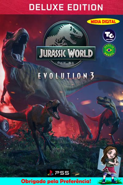 *Alugado 19/02 - Jurassic World Evolution 3 Deluxe Edition - PS5*