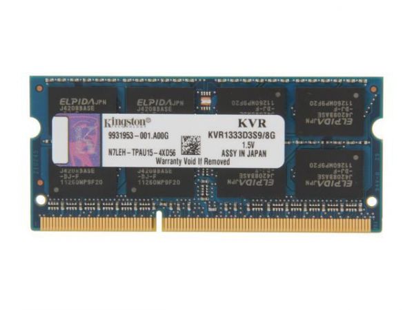 MEMÓRIA NB DDR 3 4GB 1333 KINGSTON