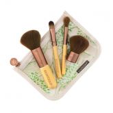 ECOTOOLS - KIT COM 4 PINCÉIS PARA OLHOS E ROSTO + ESTOJO - 1213