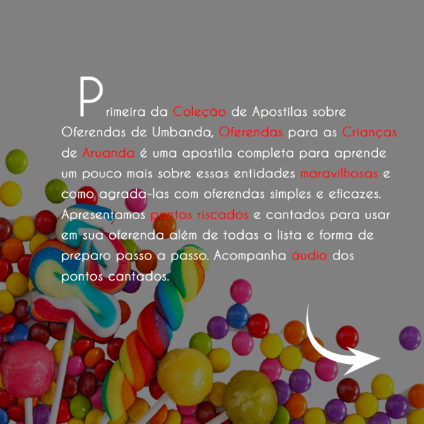 APOSTILA OFERENDAS DE UMBANDA I - CRIANÇAS