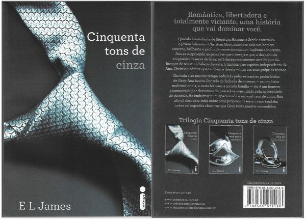 Livro - Cinquenta Tons de Cinza