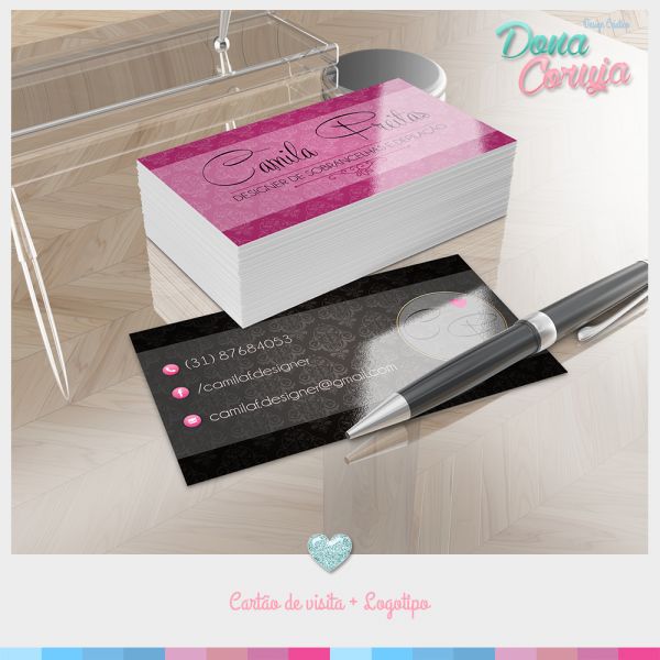 1000 Cartões de visita + Logo