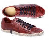 SAPATENIS OSKLEN COURO NAPA VERMELHO - SKM-752