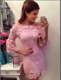 vestido pink fashion