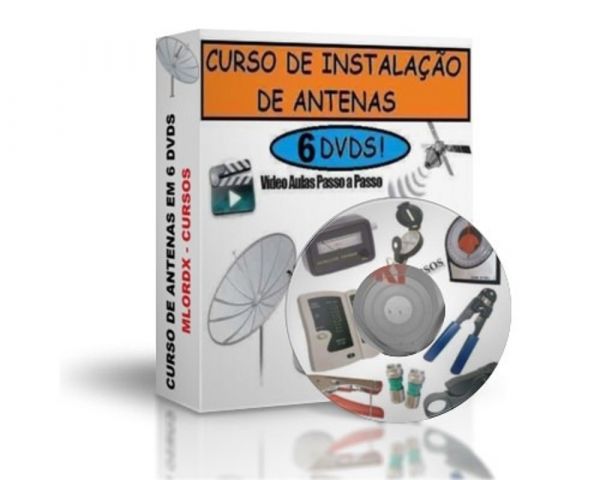 INSTALÇÃO E MANUNTENÇÃO DE ANTENAS - 6 DVDS