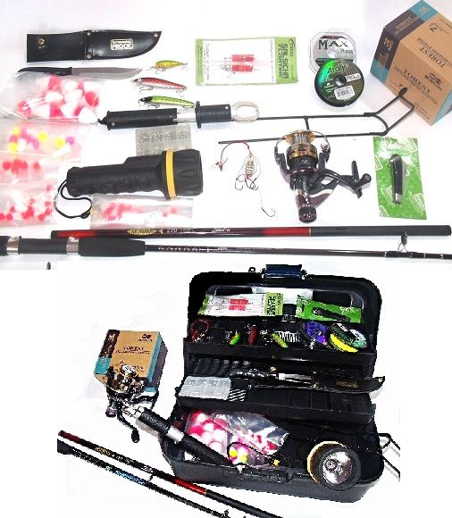 KIT MALETA PESCA COMPLETA