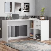 Mesa Office NT 2060 2G3N Branco New Notavel
