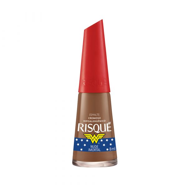 Esmalte Risqué Mulher Maravilha 8 ml Nude Imortal