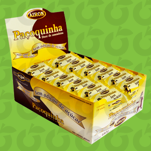 Paçoca 20 Gramas Doce Airon cx com 24