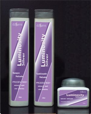 Shampoo silver (300ml) 24 LM005 Condicionador silver (300ml) 24 LM006 Mascara Matiz