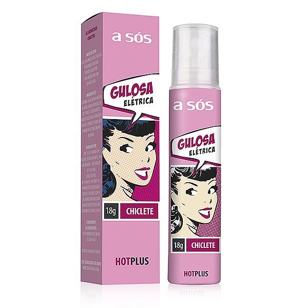 Gel Comestível Gulosa Elétrica sabor Chiclete - 18g