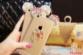 Capa Hello Kitty c/orelhas - Iphone 5, 6, e 7    Cod.: 009