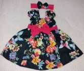 Vestido Floral Preto