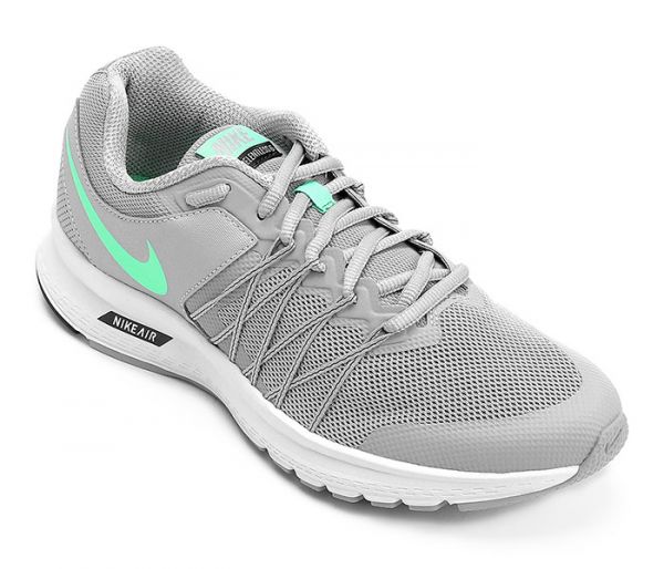 Tênis Nike Air Relentless 6 MSL Cinza e Verde - Tênis Original