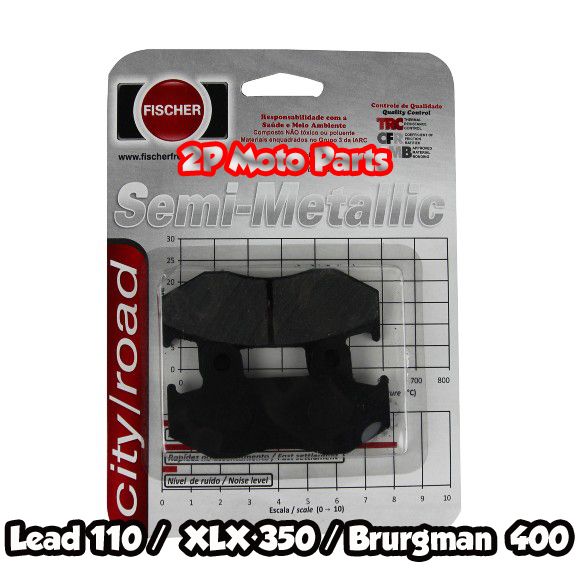 PASTILHA FREIO LEAD 110/ XLX 350 (Fischer)