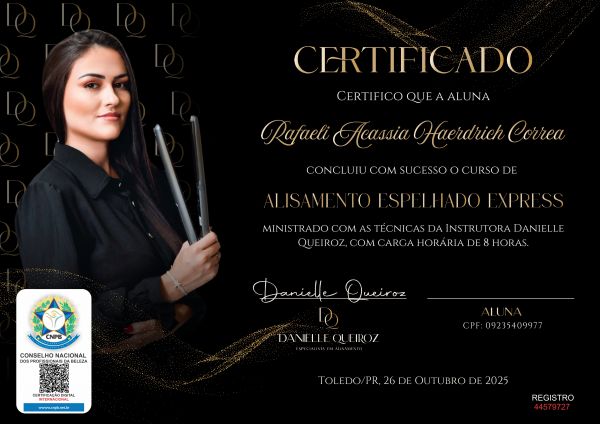 RAFAELI ACASSIA HAERDRICH CORREA