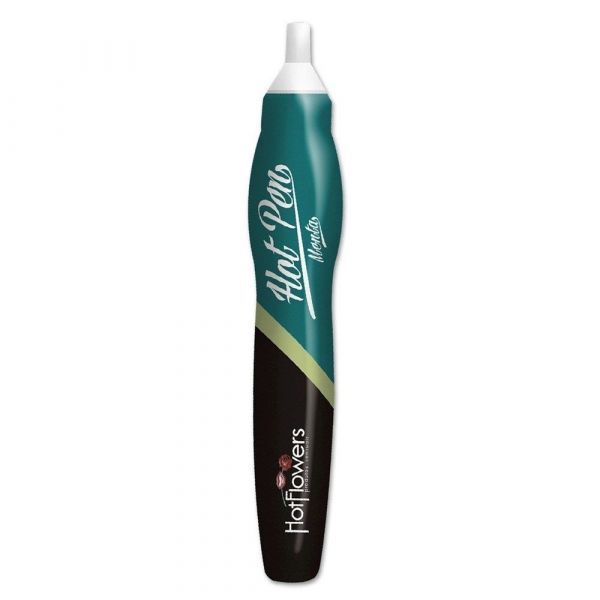 CANETA COMESTÍVEL HOT PEN MENTA 35G HOT FLOWERS