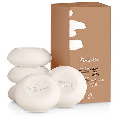 Caixa de Sabonete Macadâmia Natura
