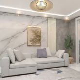Painel Nobre Ripado 050 Branco Gelius