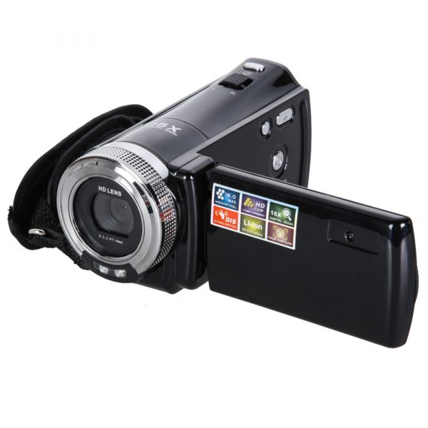 Andoer Mini portátil LCD tela HD 16MP 16 X Zoom Digital 720P 30 FPS gravador de vídeo Digital anti-s