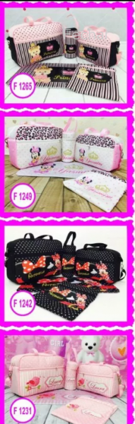BOLSA MATERNIDADE PERSONALIZADA MENINA DESENHOS