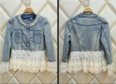 Jaqueta Jeans e Renda
