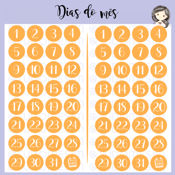 Dias do mês