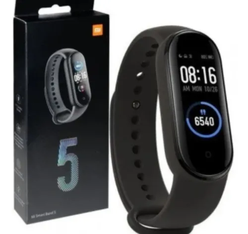 Smartband M5 Mede Pressão Arterial Batimentos Fitness M5