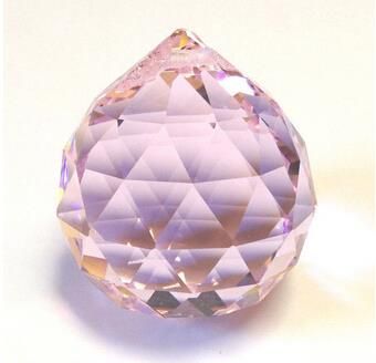 Esfera Facetada Rosa