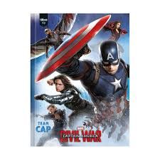 CADERNO BROCHURA 96 FOLHAS CAPA DURA - CAPITAIN AMERICA - TILIBRA