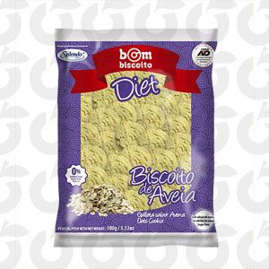 Rosquinha Aveia Zero Açúcar 100 Gramas Bom Biscoito
