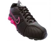 Tênis Nike Shox Turbo V Preto e Rosa