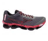 Tênis Mizuno Wave Prophecy 4 Grafite e Vermelho 12338 LAnçamento 2014