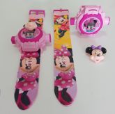 Relógio Minnie Mouse Projetor