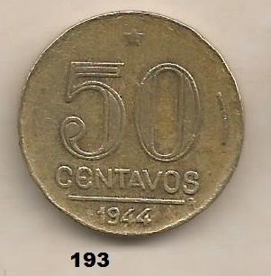 V193 - 0,50 1944 - Com Sigla-