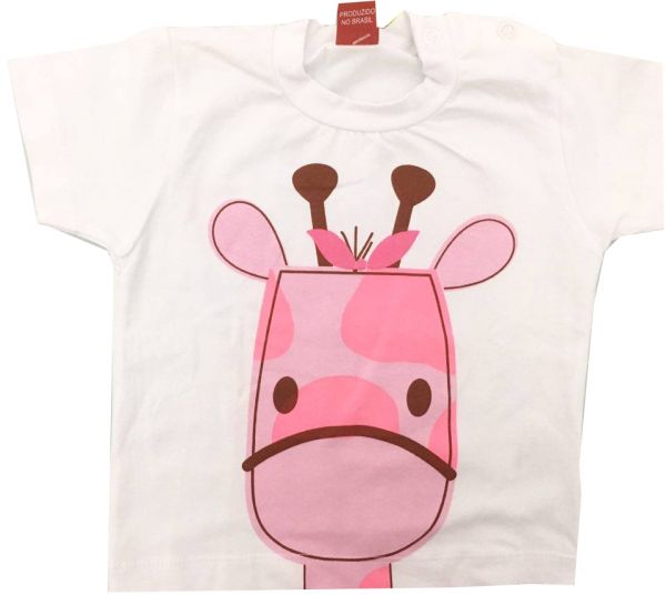 Blusinha Girafinha Pink