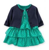 BODY VESTIDO COM CARDIGAN CARTER´S
