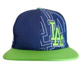 Boné Aba Reta Los Angeles Dodgers Azul e Verde