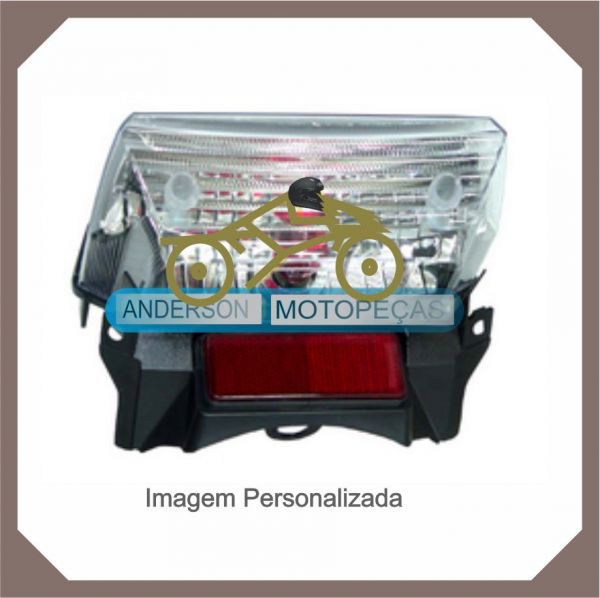 Lanterna traseira [metalizada] YAMAHA YBR 125 FACTOR