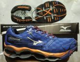 Tênis Mizuno Wave Prophecy 2 Azul e Laranja  Importado China