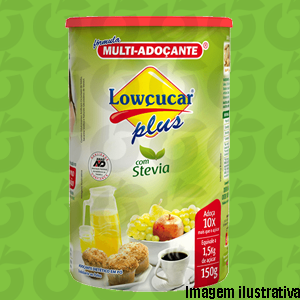 Adoçante Com Stevia Pó 150 Gramas Lowçúcar