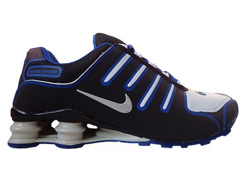 Tênis Nike Shox NZ Preto e Azul