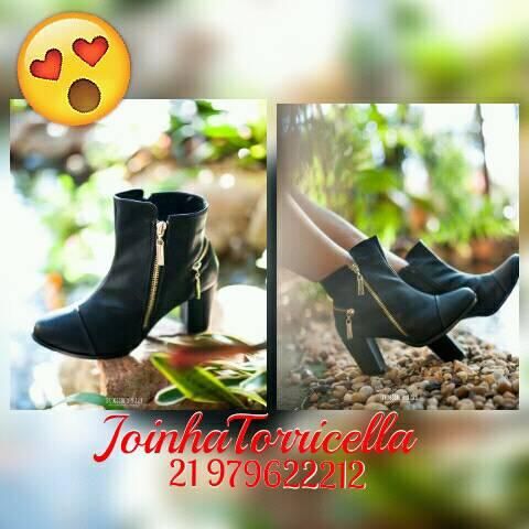 Bota feminina cano curto- torricella