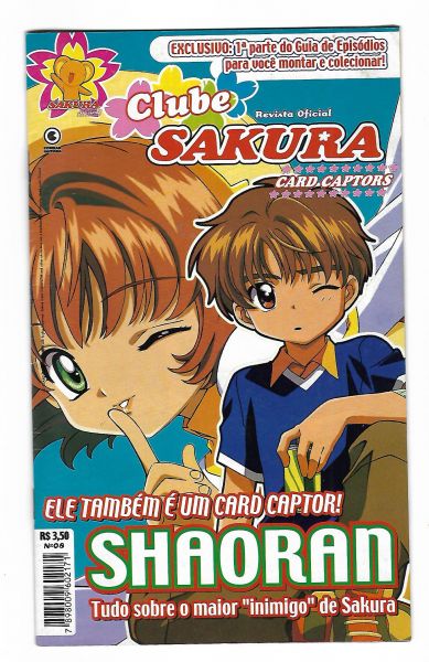 Revista Oficial Clube Sakura Card Captors 8 - Editora Conrad