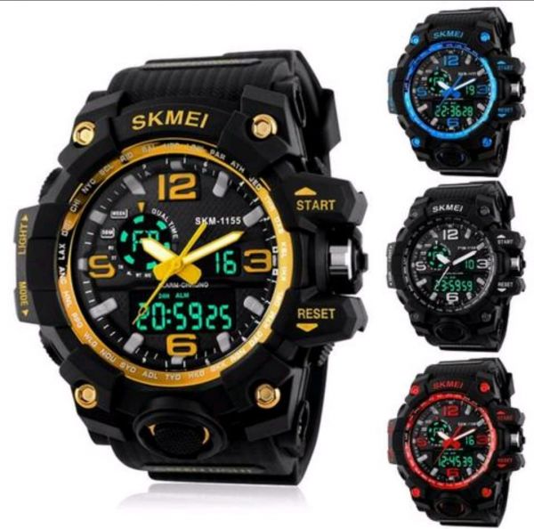 Skmei 1155 Relógio Masculino Prova D'agua